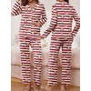 image:imageEkouaer Pajamas for Women Set Button Down Pj Long Sleeve Shirt and Pants Lounge Sets Fall Sleepwear with PocketsStriped Teddy