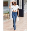 image:imageEkouaer Pajamas for Women Set Button Up Sleepwear Cute Pjs Ruffle Sleeve Notch Collar Loungewear with Long Pants SXXLWedding Hydrangeas