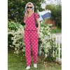 image:imageEkouaer Pajamas for Women Set Short Sleeve Lounge Set Jogger Pants Pjs Soft Sleepwear with Pockets SXXLRose Heart