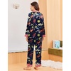 image:imageEkouaer Silk Pajamas for Women Long Sleeve Satin Pajama Set Silky Pj Sets 2 Piece Button Down Loungewear SleepwearConstellations and Mermaid