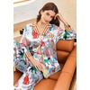 image:imageEkouaer Silk Pajamas for Women Long Sleeve Satin Pajama Set Silky Pj Sets 2 Piece Button Down Loungewear SleepwearDifferent Jumper Cats