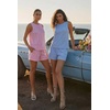 image:imageEkouaer Two Piece Shorts Set for Women Summer Lounge Set Casual Sleeveless Tank Top 2026 Matching Outfits SXXLBlue