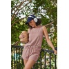 image:imageEkouaer Two Piece Shorts Set for Women Summer Lounge Set Casual Sleeveless Tank Top 2026 Matching Outfits SXXLDark Pink