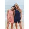 image:imageEkouaer Two Piece Shorts Set for Women Summer Lounge Set Casual Sleeveless Tank Top 2026 Matching Outfits SXXLOrange Pink