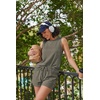 image:imageEkouaer Two Piece Shorts Set for Women Summer Lounge Set Casual Sleeveless Tank Top 2026 Matching Outfits SXXLTea Gray