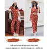 image:imageEkouaer Women Pajamas Set Long Sleeve Sleepwear Button Down Pjs Soft 2 Piece Loungewear with Long PantsChristmas Red