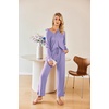image:imageEkouaer Womens 2 Piece Matching Lounge Sets Fall Outfits 2025 Sweatsuit Waffle Knit Pajamas Sets Long Sleeve Sweater ClothesLilac