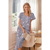 image:imageEkouaer Womens Cotton Pajamas Sets Short Sleeve Tops and Capri Pants Sleepwear Loungewear with PocketsCoffee Cup
