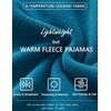 image:imageEkouaer Womens Fleece Pajama Sets Long Sleeve Button Down Twopiece Sleepwear Soft Lounge SetSee Green