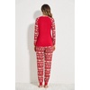 image:imageEkouaer Womens Pajama Set Christmas Pjs Long Sleeve Print Tops and Pajamas Pants Soft Sleepwear SetPat10christmas Tree3