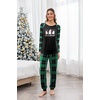 image:imageEkouaer Womens Pajama Set Christmas Pjs Long Sleeve Print Tops and Pajamas Pants Soft Sleepwear SetPat14tree