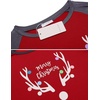 image:imageEkouaer Womens Pajama Set Christmas Pjs Long Sleeve Print Tops and Pajamas Pants Soft Sleepwear SetPattern4antlers