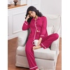 image:imageEkouaer Womens Pajama Sets Long Sleeve Sleepwear Soft Button Down Pjs 2 Piece Loungewear witn Pants SXXLRose