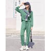 image:imageEkouaer Womens Pajamas Long Sleeve Jogger Sets Comfy Pjs Soft Loungewear 2 Piece Lounge Sets with Pockets SXXLGreen