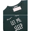 image:imageEkouaer Womens Pajamas Set 2 Piece Lounge Pj Set Short Sleeve Sleepwear Tops with Joggers Pants Loungewear Print NightwearDeep Green