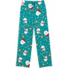 image:imageEkouaer Womens Pajamas Set 2 Piece Lounge Sets Long Sleeve Crewneck Top and Pants Soft Pjs with PocketsSanta Claus  Green