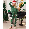 image:imageEkouaer Womens Pajamas Set Long Sleeve Christmas PJ Sets Soft Lounge Set for Women Sleepwear Joggers with PocketsGreen