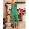 image:imageEkouaer Womens Pajamas Set Long Sleeve Christmas PJ Sets Soft Lounge Set for Women Sleepwear Joggers with PocketsGreen Christmas