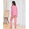 image:imageEkouaer Womens Pajamas Set Long Sleeve Christmas PJ Sets Soft Lounge Set for Women Sleepwear Joggers with PocketsLight Pink Plaid
