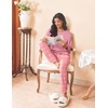 image:imageEkouaer Womens Pajamas Set Long Sleeve Christmas PJ Sets Soft Lounge Set for Women Sleepwear Joggers with PocketsLight Pink Plaid