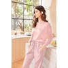 image:imageEkouaer Womens Pajamas Set Long Sleeve Christmas PJ Sets Soft Lounge Set for Women Sleepwear Joggers with PocketsPink Striped