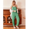 image:imageEkouaer Womens Pajamas Sleeveless Summer Lounge Set Ribbed Knit Pj Loungewear Soft Tank Sleepwear Nightwear SXXLGreen