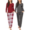 Black&red White Plaid