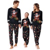 image:imageEkouaer Family Christmas Pajamas Matching Sets Long Sleeve Couple Pjs Holiday Sleepwear Soft Loungewear with PocketsBlacksanta