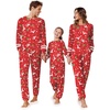 image:imageEkouaer Family Christmas Pajamas Matching Sets Long Sleeve Couple Pjs Holiday Sleepwear Soft Loungewear with PocketsRedelk