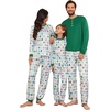 image:imageEkouaer Family Christmas Pajamas Matching Sets Womens Mens Pjs Long Sleeve Sleepwear Holiday Lounge SetsWhite Christmas Tree