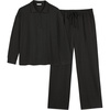 image:imageEkouaer Lounge Sets for Women 2 Piece Outfits 2024 Long Sleeve Top with Pants Sweatsuit Tracksuit SXXLBlack