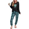 Heart Plaid Green