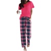 Black-pink Plaid