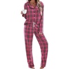 Hot Pink Brown Plaid