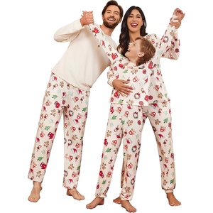 image:imageEkouaer Family Christmas Pajamas Matching Sets Womens Mens Pjs Long Sleeve Sleepwear Holiday Lounge SetsChristmas Elements
