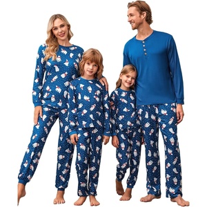 image:imageEkouaer Family Christmas Pajamas Matching Sets Womens Mens Pjs Long Sleeve Sleepwear Holiday Lounge SetsNavypolar Bear
