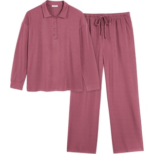 image:imageEkouaer Lounge Sets for Women 2 Piece Outfits 2024 Long Sleeve Top with Pants Sweatsuit Tracksuit SXXLDusty Rose
