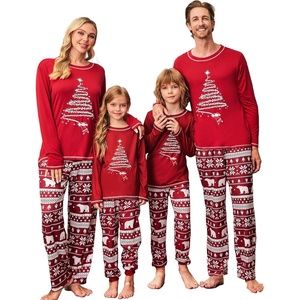 image:imageEkouaer Matching Family Sets Christmas Pajamas Set Xmas PJS Sleepwear Soft Christmas Matching Jammies01 Red Santa Claus