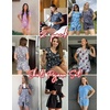 image:imageEkouaer 2 Pack Womens Pajama Sets Lightweight Summer Pajamas Short Sleeve Pj Top with Shorts Chest PocketBlue GreenBlue Good Night