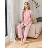 image:imageEkouaer 2 Packs Pajamas for Women Set Cap Sleeve Top and Pants Soft Sleepwear Comfy Pjs Set with Pockets LoungewearPink CarrotCute Rabbit