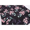 image:imageEkouaer 3 PCS Capri Pajamas for Women Set Short Sleeve Pajama Sets Floral Pj Sets Soft Sleepwear with PocketsBlack Flowers
