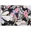 image:imageEkouaer 3 PCS Capri Pajamas for Women Set Short Sleeve Pajama Sets Floral Pj Sets Soft Sleepwear with PocketsBlack Leaves