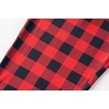 image:imageEkouaer 3 PCS Capri Pajamas for Women Set Short Sleeve Pajama Sets Floral Pj Sets Soft Sleepwear with PocketsBlack Red Plaid