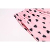 image:imageEkouaer 3 PCS Capri Pajamas for Women Set Short Sleeve Pajama Sets Floral Pj Sets Soft Sleepwear with PocketsBlack and Pink Hearts