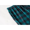 image:imageEkouaer 3 PCS Capri Pajamas for Women Set Short Sleeve Pajama Sets Floral Pj Sets Soft Sleepwear with PocketsDeep Green Plaid