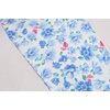image:imageEkouaer 3 PCS Capri Pajamas for Women Set Short Sleeve Pajama Sets Floral Pj Sets Soft Sleepwear with PocketsLight Blue Colorflu Flowers