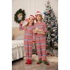 image:imageEkouaer Christmas Onesie Matching Family Elk Antler Hooded Zipper One Piece Long Sleeve Pajamas with Pockets SXXLElk Red