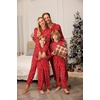 image:imageEkouaer Christmas Onesie Matching Family Elk Antler Hooded Zipper One Piece Long Sleeve Pajamas with Pockets SXXLRed Cane