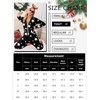 image:imageEkouaer Christmas Onesie Matching Family Elk Antler Hooded Zipper One Piece Long Sleeve Pajamas with Pockets SXXLWhite Star Black