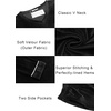 image:imageEkouaer Couples Matching Pajamas Sets Velvet PJs Set for Men and Women Velour Long Sleeve Sleepwear SXXLBlack